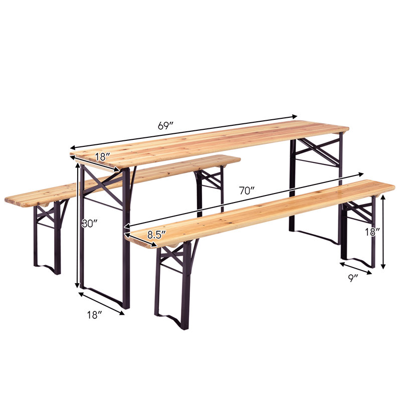 Joey 4 Person Rectangular Outdoor Dining Set